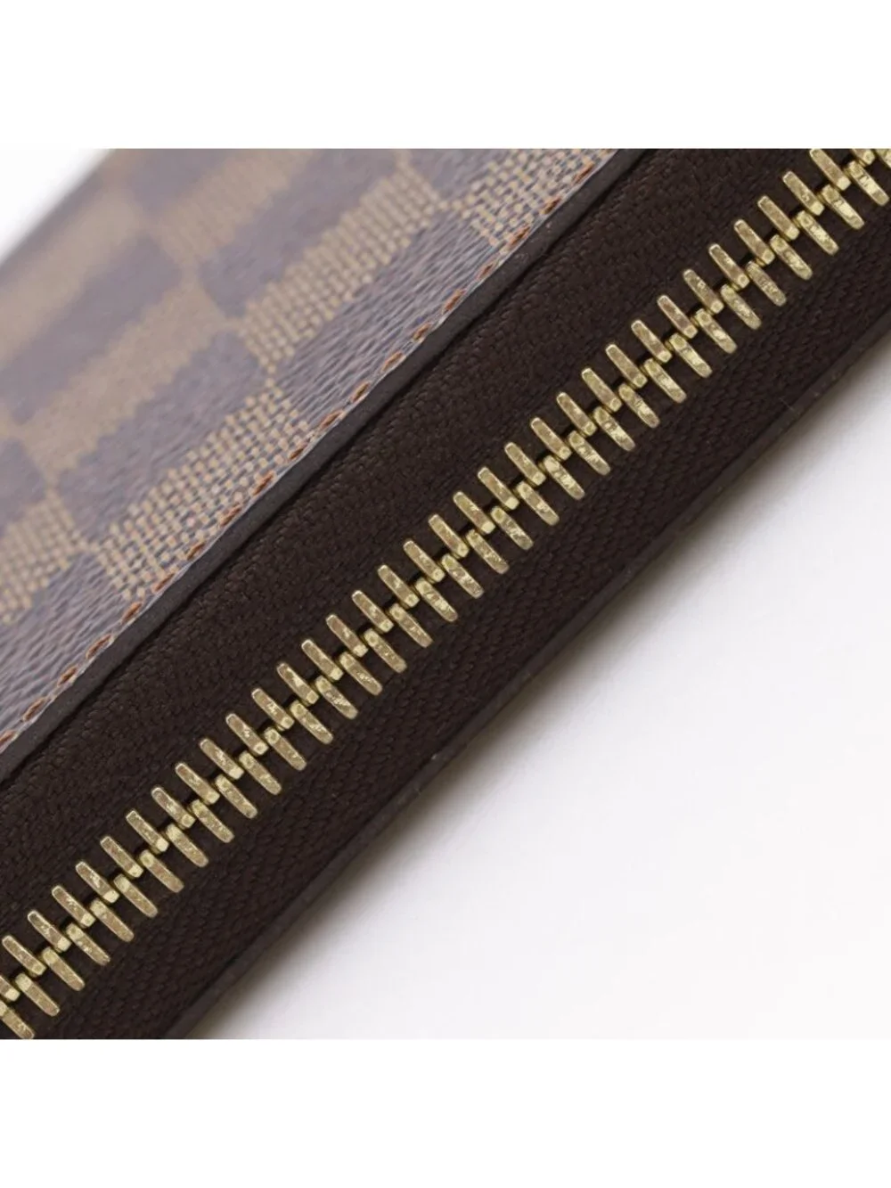 Louis Vuitton Zippy Wallet Damier Canvas Brown